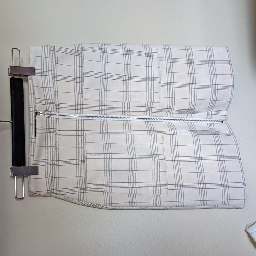 Plaid Pencil Skirt